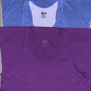 Nike Dri-Fit Razorback workout tanks Size Large